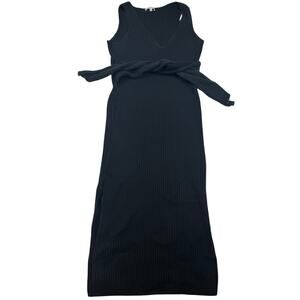 Good American Tie Knit Ribbed Dress - Size 4